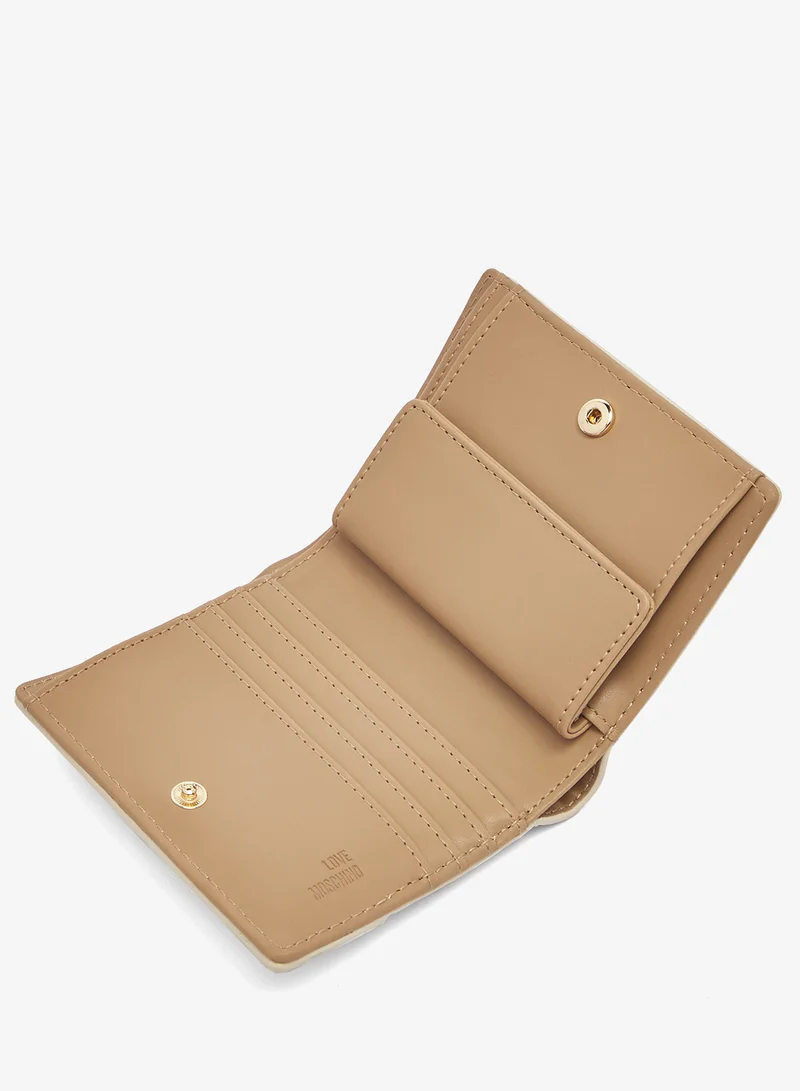 Love Moschino  Quilted PU Wallet for Women | Best Price UAE